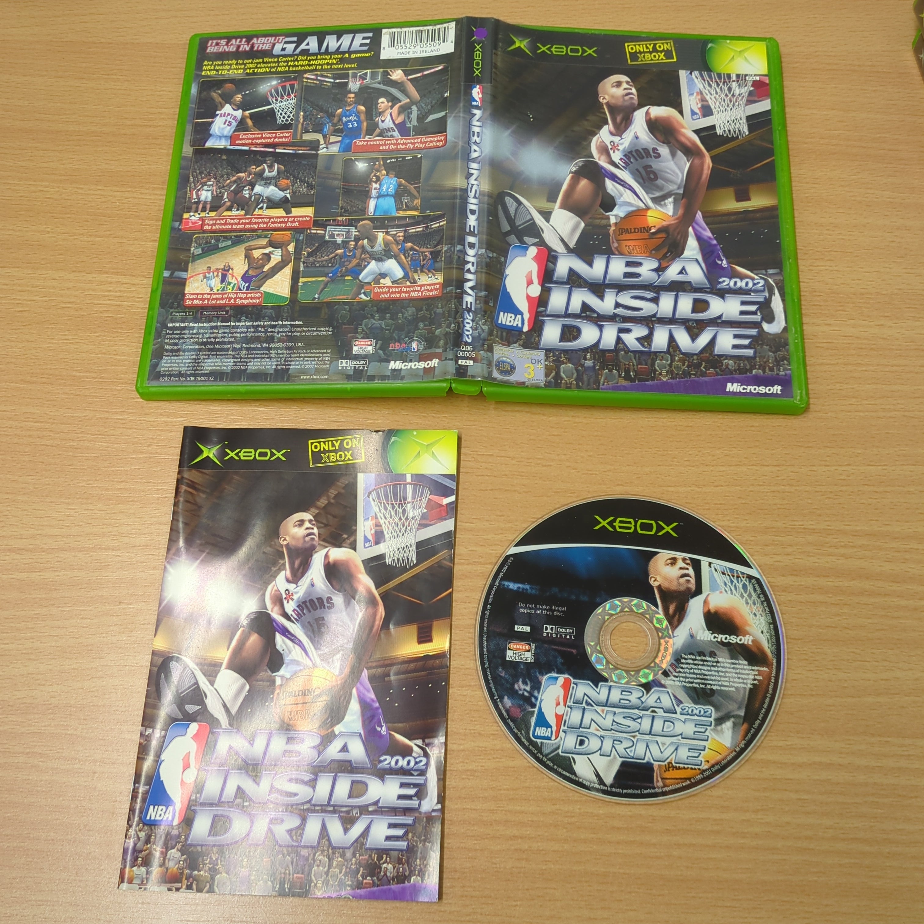 NBA Inside Drive 2002 original xbox game NBA Inside Drive 2002 original xbox game